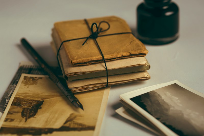 Caixa com cartas guardadas como lembrança de um ciclo encerrado